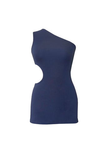 Blusa Mula Manca Fenda - Jersey Azul Petróleo