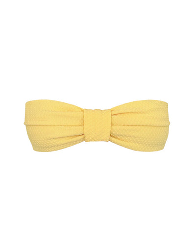 Biquíni Top Reto Pregas - Amarelo
