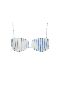 Biquíni Top Square Nervura - Print Navy