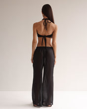 Carregar imagem no visualizador da galeria, Biquíni Top Ilhós Alça Argola - Black Creponado
