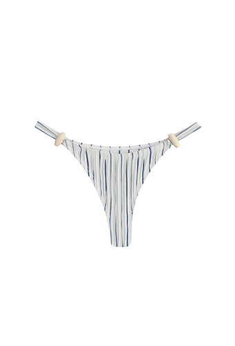 Biquíni Tanga Triângulo Nervura Duo Passante - Print Navy