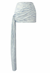 Saia Mini Franzida - Print Navy