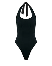 Carregar imagem no visualizador da galeria, Maiô Frente Única Faixa - Black