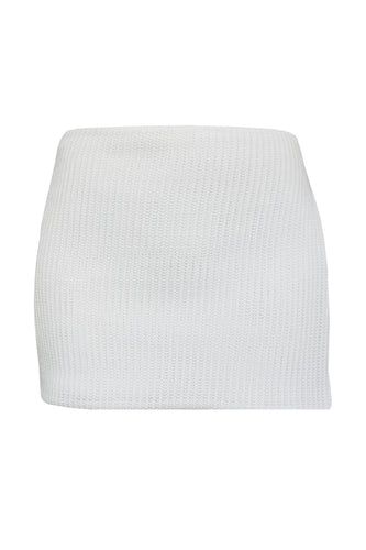 Pareô Curto Crochet - Off-White