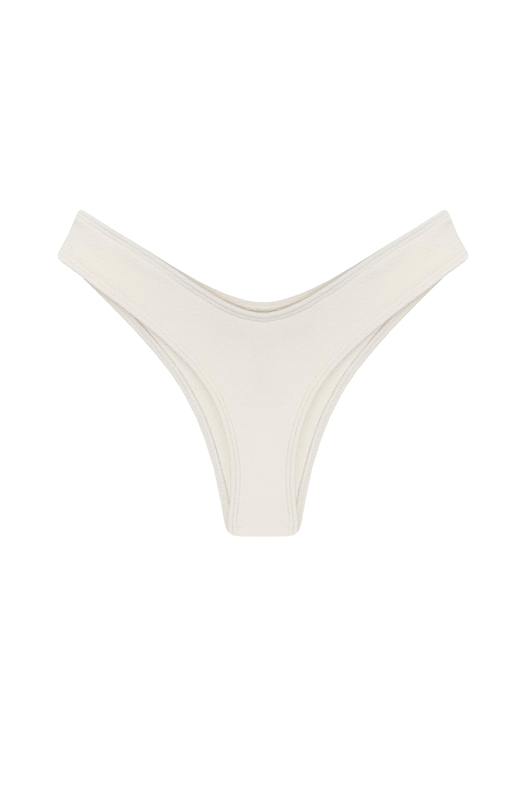 Biquíni Tanga Asa Delta - Off-White Textura