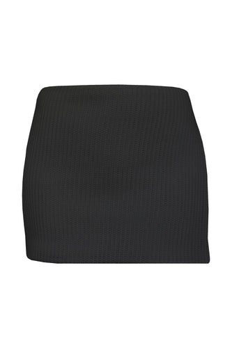 Pareô Curto Crochet - Black