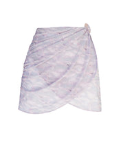 Carregar imagem no visualizador da galeria, Pareô Curto Argola - Estampa Abstrato Rosa