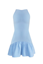 Carregar imagem no visualizador da galeria, Vestido Mini Franzido - Azul Claro