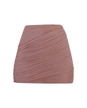 Carregar imagem no visualizador da galeria, Mini Saia Ícone Franzida - Tule Rosa Grená