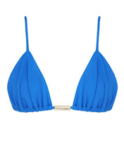Carregar imagem no visualizador da galeria, Biquíni Top Triângulo - Azul Klein