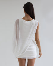 Carregar imagem no visualizador da galeria, Vestido Ruffed Cover - Tule Off-White