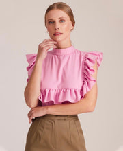 Carregar imagem no visualizador da galeria, Blusa Detalhe Babado - Rosa