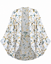 Carregar imagem no visualizador da galeria, Kimono - Flores Fundo Branco