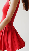 Carregar imagem no visualizador da galeria, Saia Plissada c/ Short Fixo - Vermelho