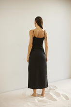 Carregar imagem no visualizador da galeria, Vestido Midi - Linho Black