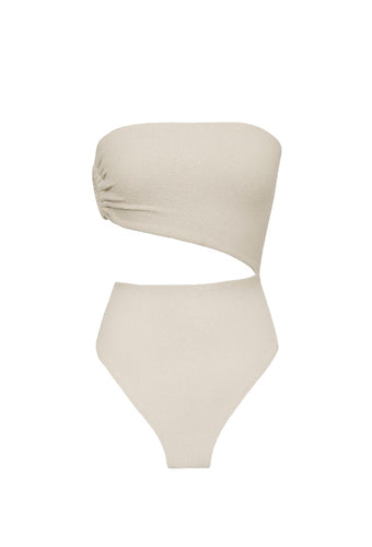 Maiô TQC Franzido Fenda - Creamy