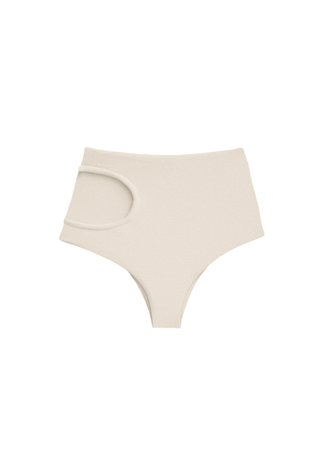 Biquíni Tanga Recorte Lunar - Creamy