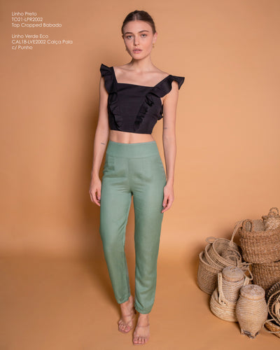 Calça Pala - Linho Verde Eco