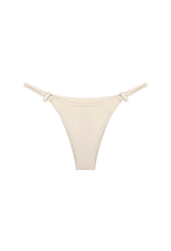 Biquíni Tanga Alça Fixa Duo Passante - Creamy