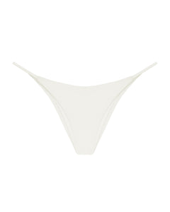Biquíni Tanga Triângulo Alça Fixa - Off-White Textura