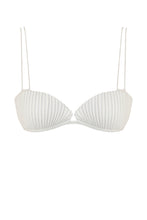 Carregar imagem no visualizador da galeria, Biquíni Top Shell Lateral Maxi - Off-White