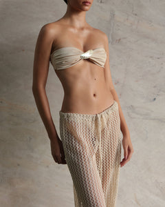 Biquíni Top Reto Organic Sea Shell - Marbled Gold