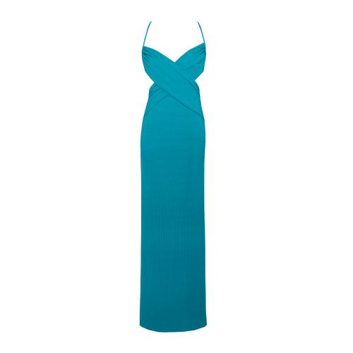 Vestido Cruzado - Turquiose