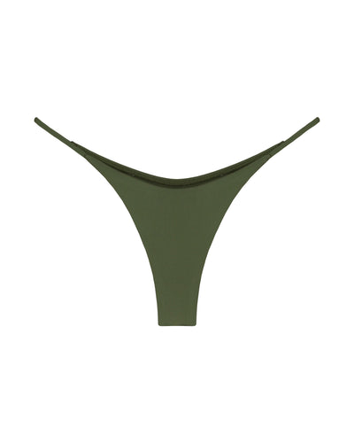 Biquíni Tanga Triângulo Alça Fixa - Verde Militar