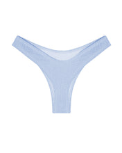 Carregar imagem no visualizador da galeria, Biquíni Tanga Asa Delta - Azul Claro Crochet