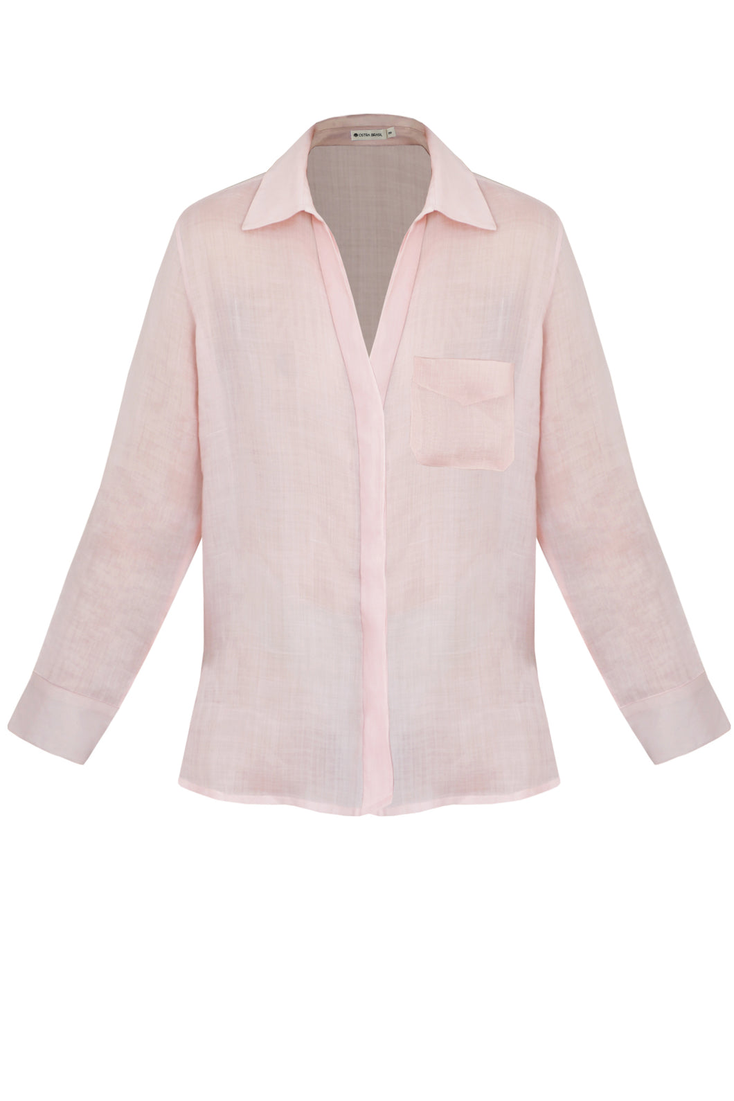 Camisa Alfaiataria - Linho Rosa