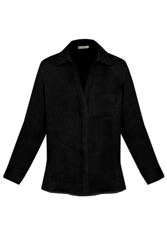 Camisa Ícone Alfaiataria - Linho Black