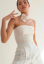 Carregar imagem no visualizador da galeria, Top TQC Corselet Malha - Off-White