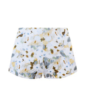 Carregar imagem no visualizador da galeria, Mini Short - Flores Fundo Branco Creponado