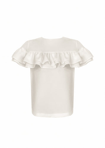 Blusa Babado - Off-White