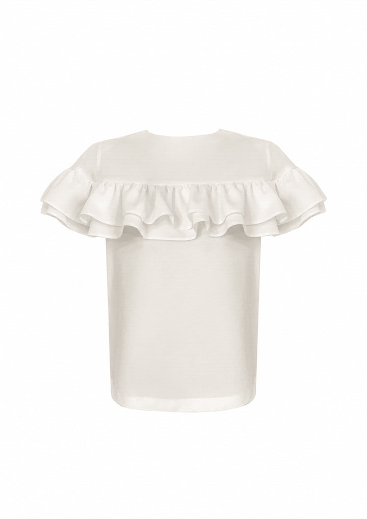 Blusa Babado - Off-White
