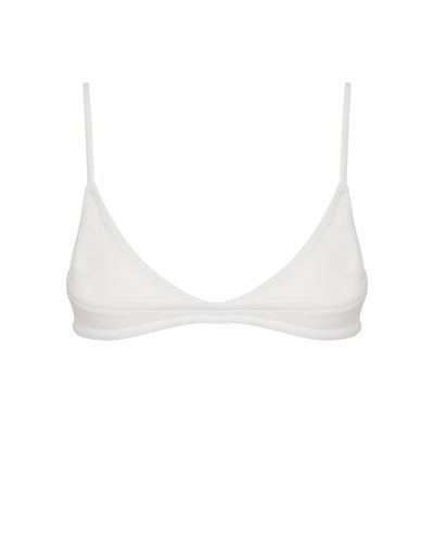 Biquíni Top Alça Viés Robusto - Off-White Textura