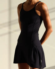 Carregar imagem no visualizador da galeria, Vestido Esportivo Tenista Alça -  Black Piquet