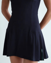 Carregar imagem no visualizador da galeria, Vestido Esportivo Tenista Pregas decote Vivo -  Black Piquet