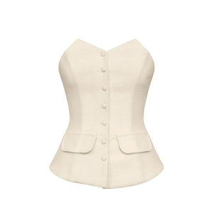 Colete TQC Estruturado - Creamy