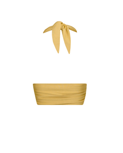 Biquíni Top Faixa Amarração - Gold