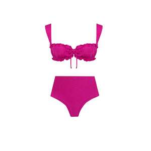 Biquíni Tanga Hot Pants - Pink