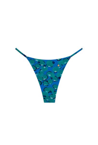 Biquíni Tanga Triângulo Alça Fixa - Azul / Blue Shell
