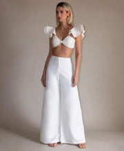 Carregar imagem no visualizador da galeria, Pantalona Ícone Alfaiataria  - Off-White