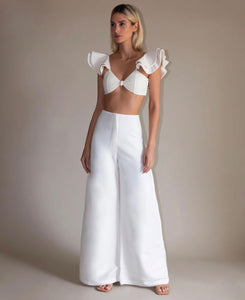 Pantalona Ícone Alfaiataria  - Off-White