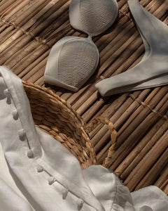 Saída Botões Laterais Alfaiataria- Linho Off-White
