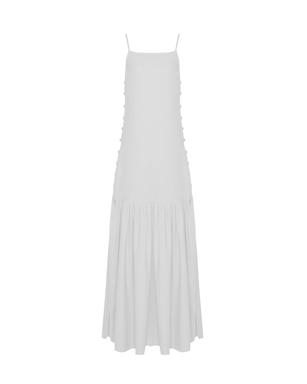 Saída Botões Laterais Alfaiataria- Linho Off-White