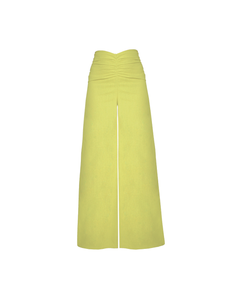 Pantalona Detalhe Franzido - Lime Green