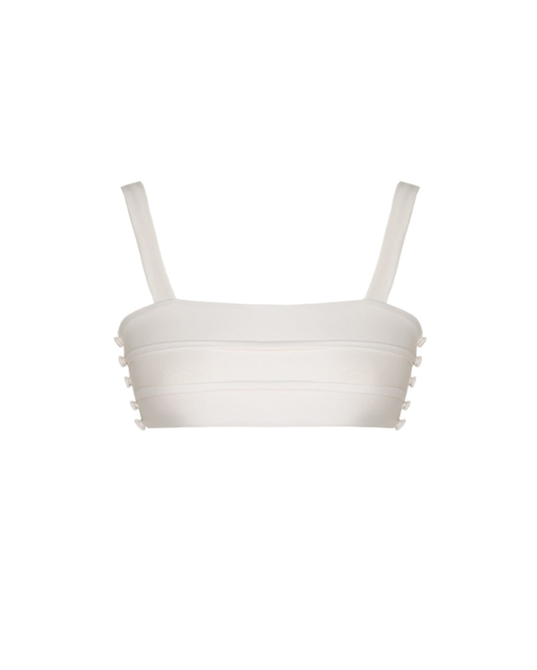 Biquíni Top Thomas Botões - Off-White
