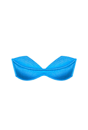 Biquíni Top Vértice Presponto - Celest Blue