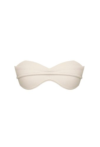 Biquíni Top Vértice - Creamy